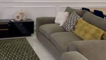 Apartment, 2 Bedrooms, Smoking, Balcony | Living area