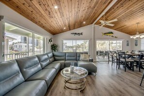 TV, offices - 113 Gulfview Ave. - Great Pool Home by the Beach (Fort Myers Beach)