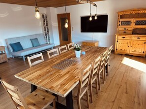 Dining - Balcony apartment with dream view at the Kurpark! (Sankt Englmar)