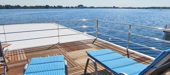 Hausboot am Xantener Nordsee