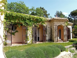 Deluxe studio suite, terras, uitzicht op vallei | Terras