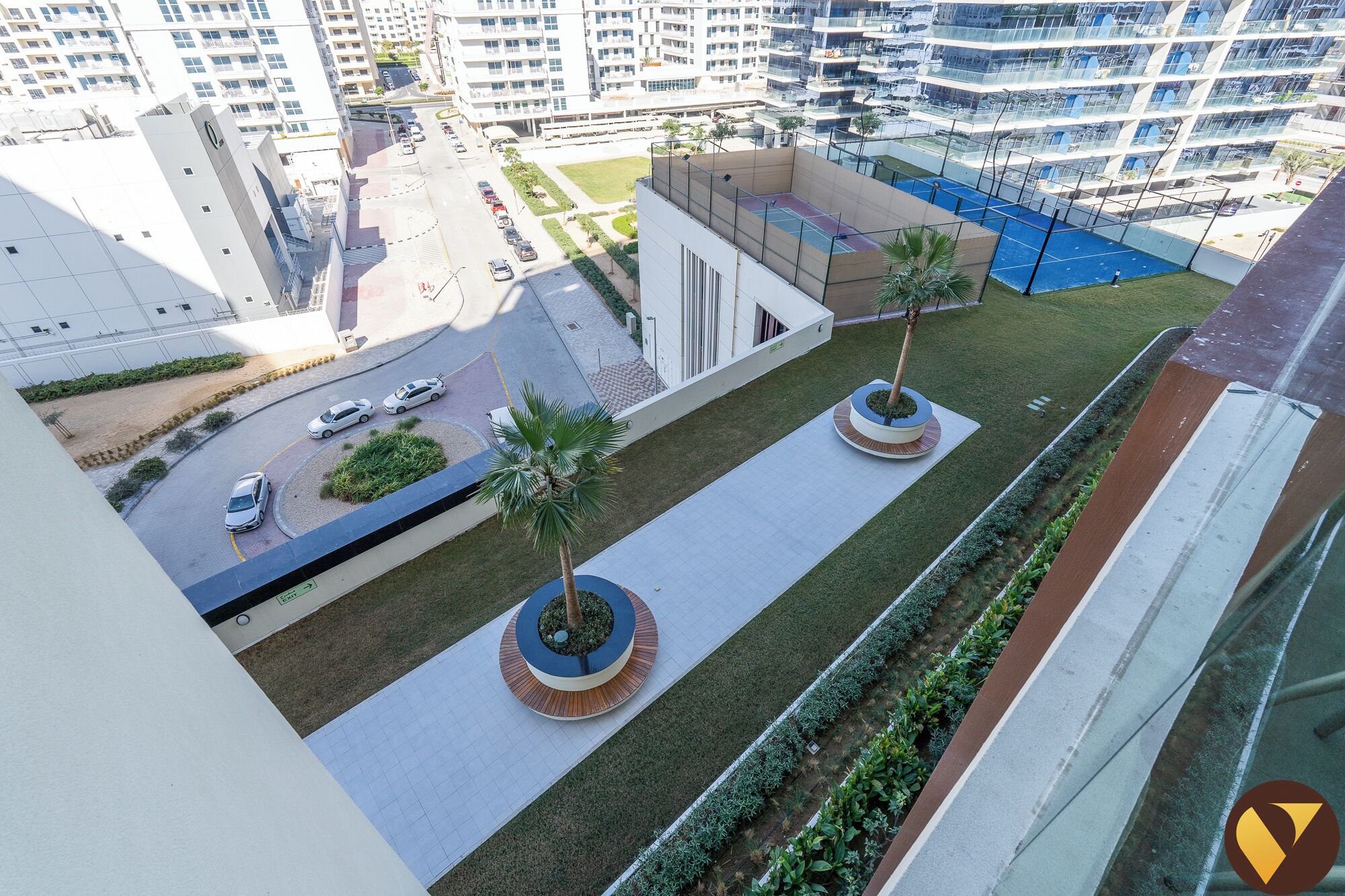 Luxury Studio, Pool View | Balcony view