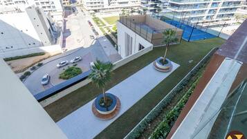 Luxury Studio, Pool View | Balcony view