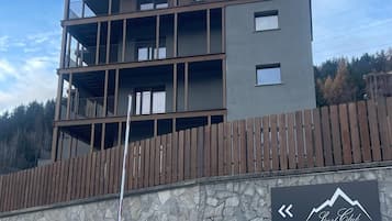 Fassade der Unterkunft