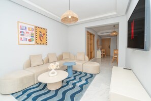 Apartment, 2 Schlafzimmer | Wohnbereich