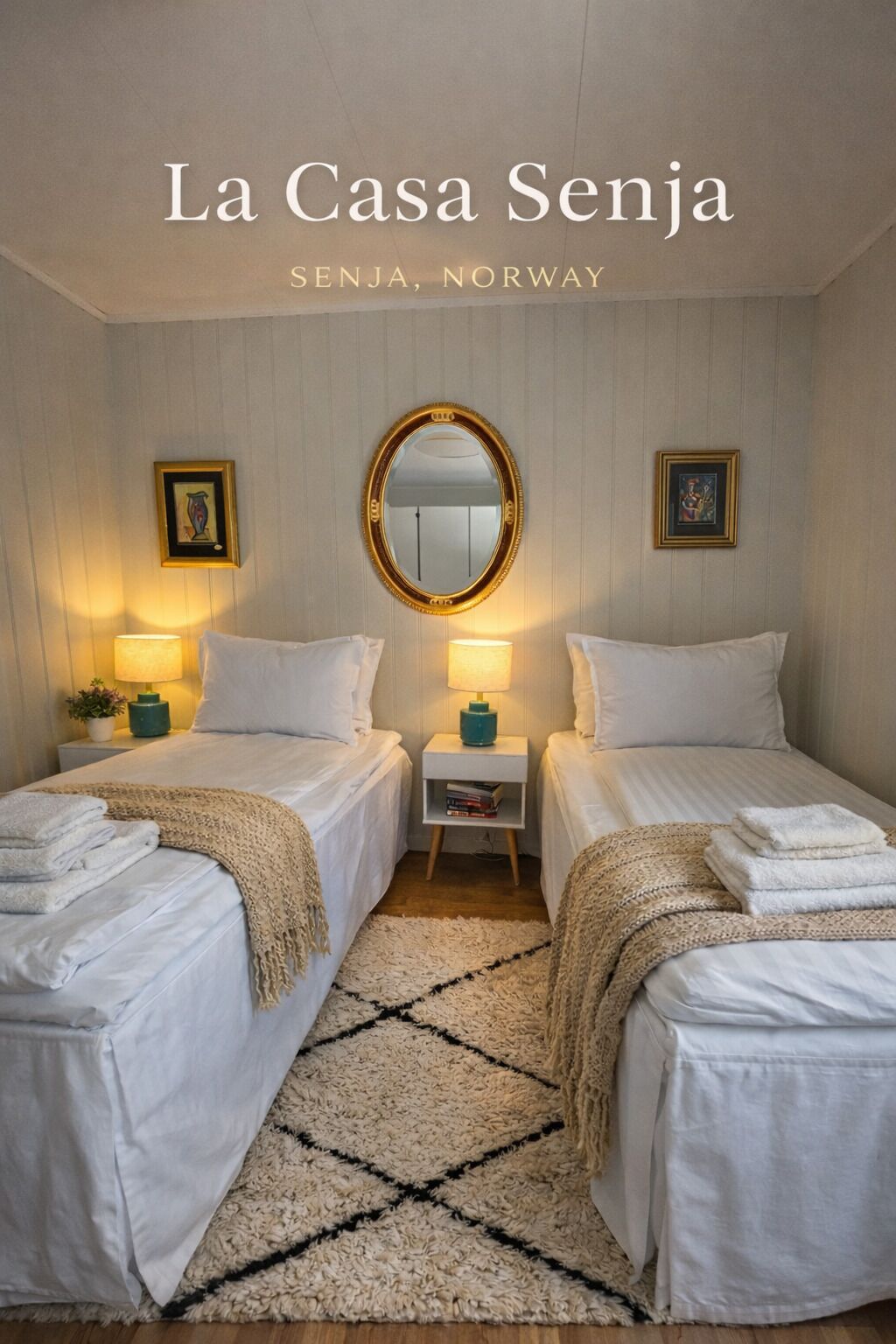 4 bedrooms, iron/ironing board, WiFi, bed sheets