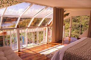 Standard Cabin, Lake View | Minibar, in-room safe, laptop workspace, free WiFi