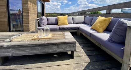 Appartement 2 chambres avec rooftop suspendu au CimetiĂšre d'Ixelles