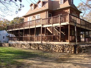 Exterior - Spacious Second FL 4-Bedroom Rental  – Private Entrance & Newly Renovated Deck! (Oak Bluffs)