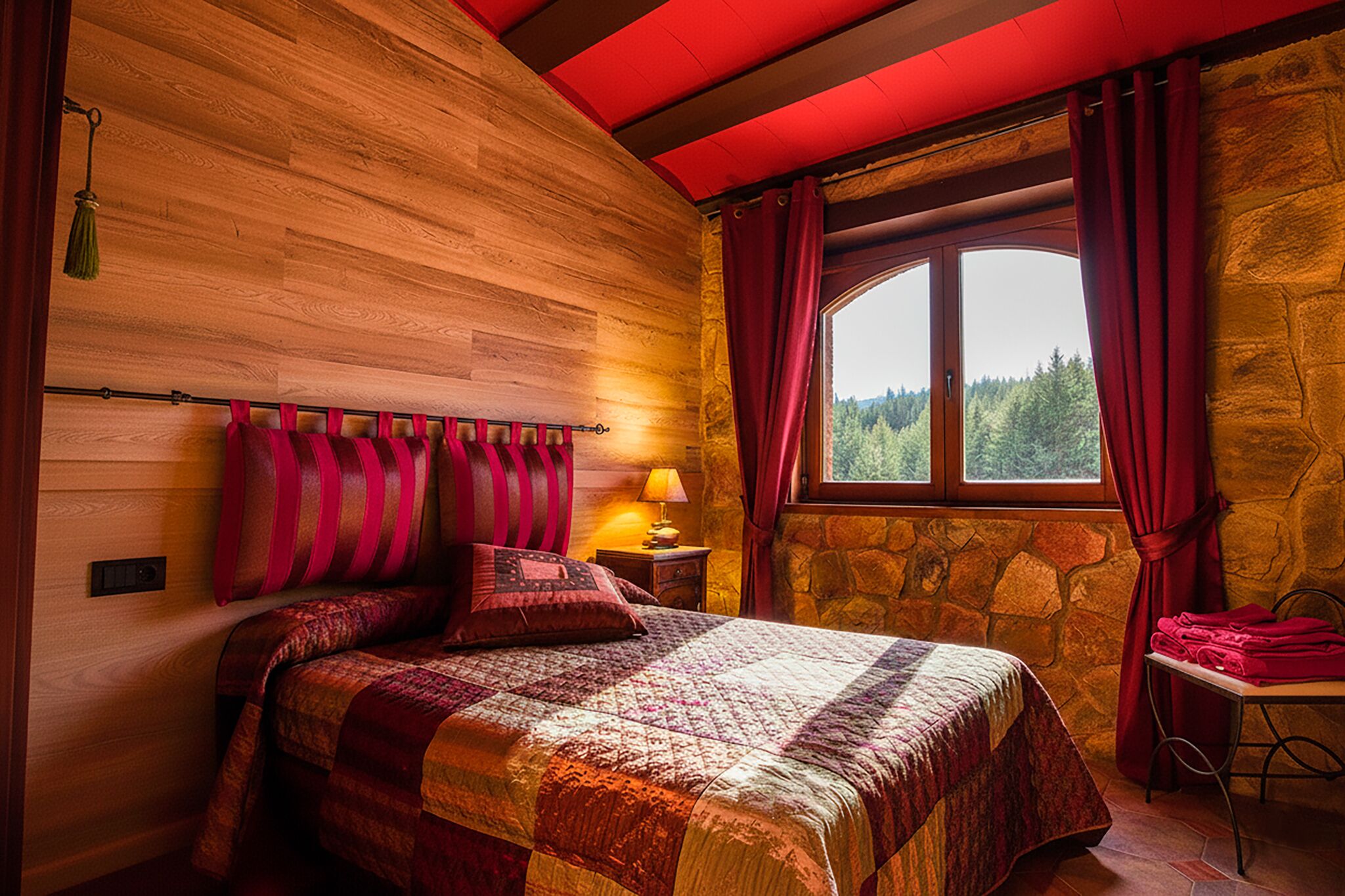 Habitación estándar doble, vistas a la montaña | Wifi gratis