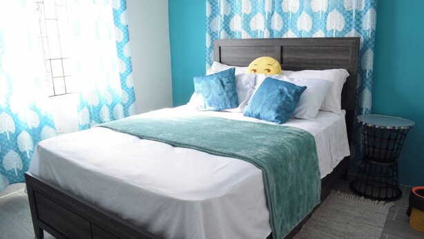 4 dormitorios, tabla de planchar con plancha, wifi gratis y ropa de cama