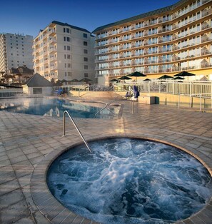 Indoor pool, outdoor pool
