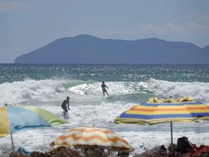 Beach nearby, beach towels