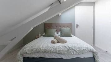 1 chambre, fer et planche Ă repasser, Wi-Fi, draps fournis