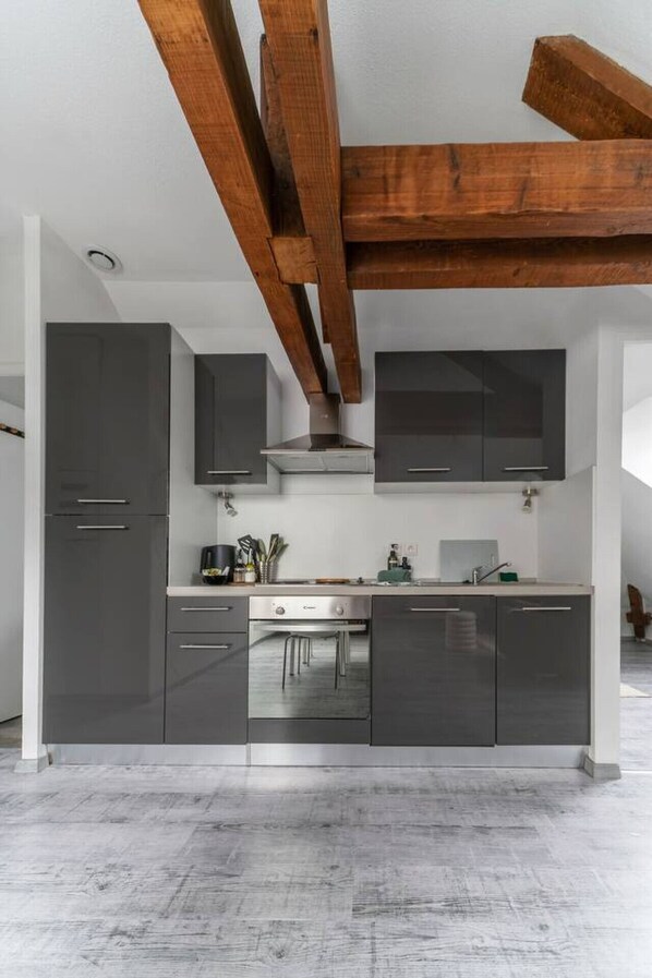 Fridge, microwave, coffee/tea maker, toaster - Le Haut Provence - 1 rue Provence - Vichy (Vichy)