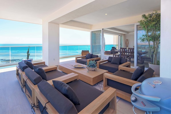 Outdoor dining - Verano 601 at Encantame Towers (Puerto Penasco)