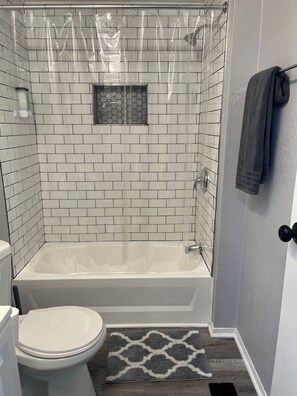 Hair dryer, towels, soap, shampoo - Peaceful 3-bedroom cottage on private Grass Lake. (Crivitz)