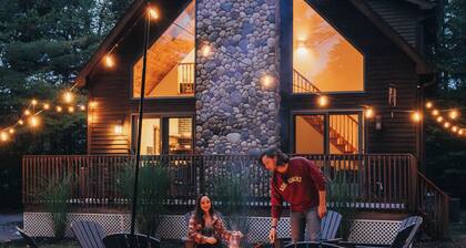 Private Modern Riverfront Ski Chalet - Near Gore Mountain and Lake George