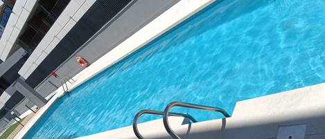 Una piscina climatizada