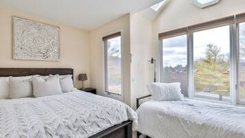 2 habitaciones, escritorio, wifi gratis y ropa de cama