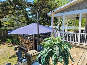 Terrace/patio - Ocean Block Pet Friendly Rehoboth Beach Home (Rehoboth Beach)