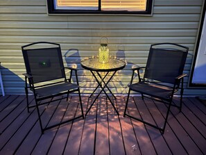 Terrace/patio - Firefly Cottage! Book your Summer trip today before the calendar fills up! (Bagley)