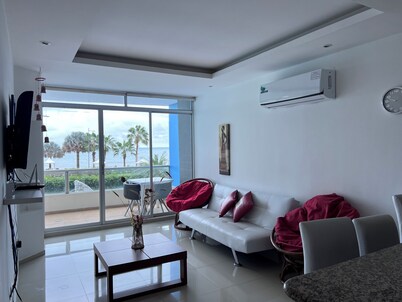 Beautiful apartment in front of the sea 