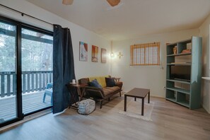 TV connectée, cheminée