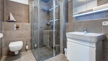 Shower, hair dryer