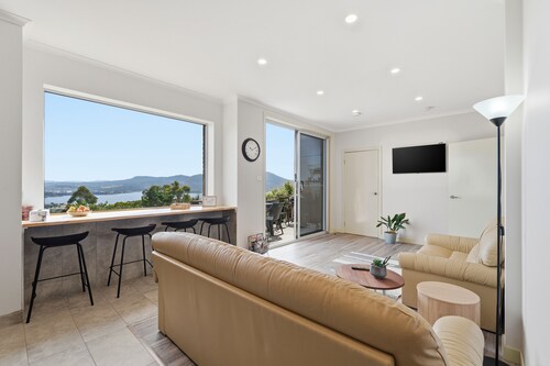 MONA Vista, overlooking Museum of Old and New Art (MONA) & the River Derwent.