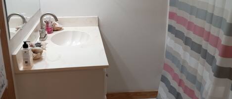 Dusche, Whirlpool, Haartrockner, Bidet