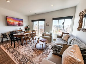 Smart TV, video games, foosball, books