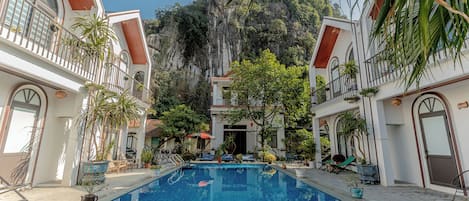 Majoituspaikan julkisivu