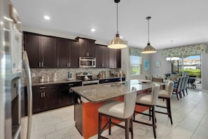 Fridge, microwave, oven, stovetop - Disney Resort Escape - Private Pool + Storey Lake Amenities (Osceola County)
