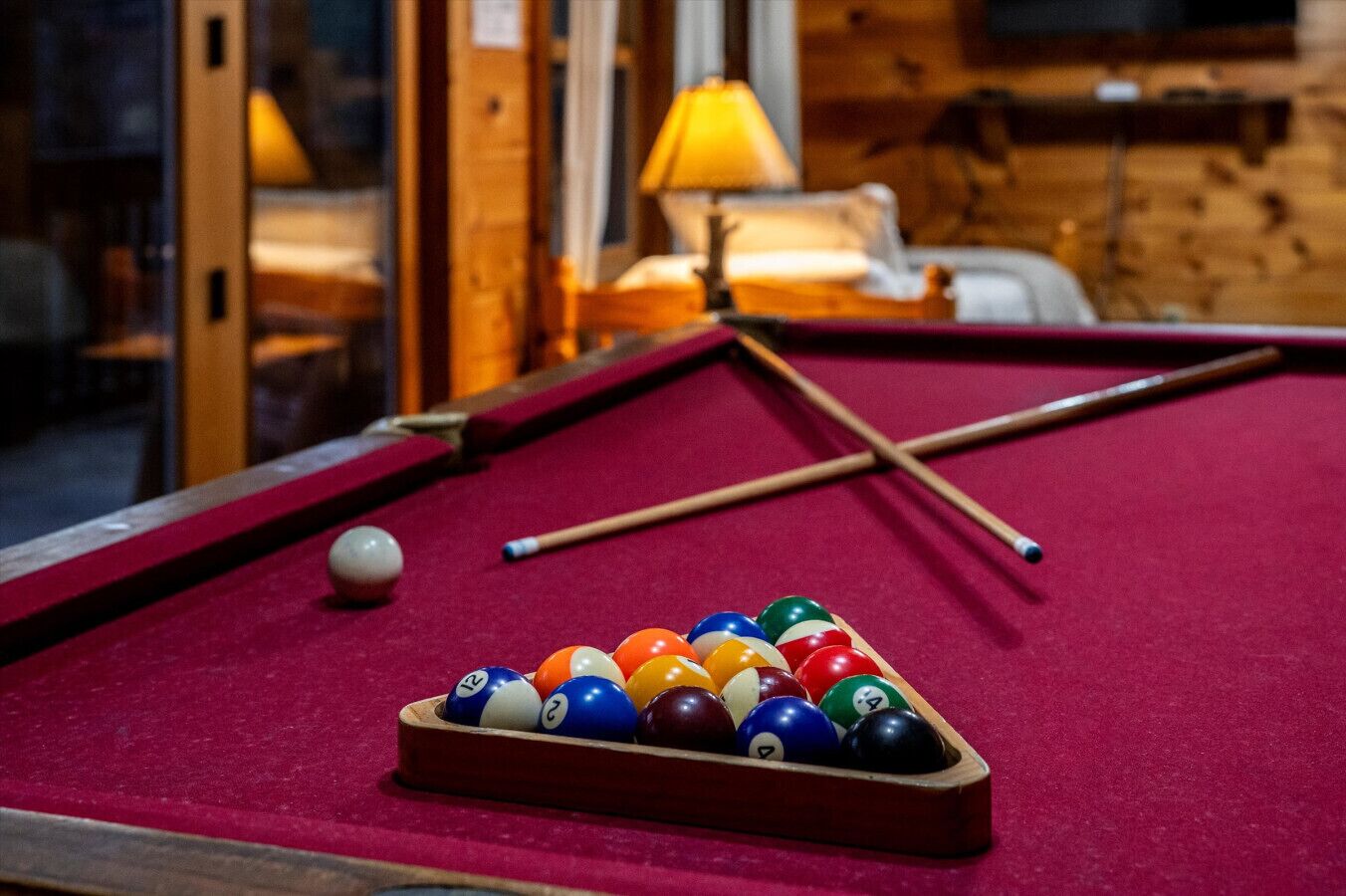 Challenge friends and family to a fun game of pool!