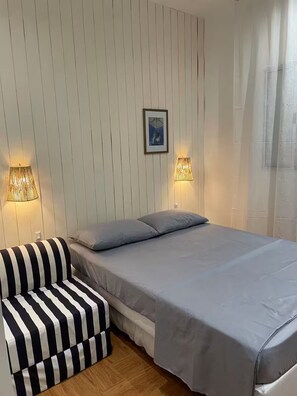 1 chambre, bureau, Wi-Fi, literie fournie