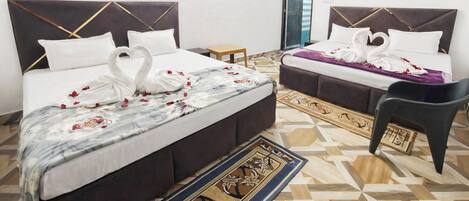 Family Quadruple Room, Multiple Beds, Non Smoking, Courtyard View | Soundproofing, free WiFi, wheelchair access