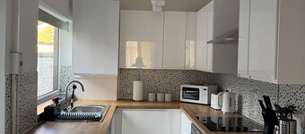 Kick back and Relax in this calm-styled space