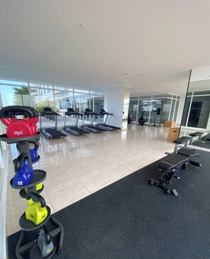 Apartment, 1 Bedroom, Accessible, Smoking | Fitness facility - Oceanfront Designer Apartment PH The Sands, Next to Hilton (Panama City)