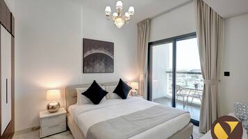 Luxury Apartment, City View | 1 bedroom, iron/ironing board, free WiFi