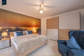 2 Schlafzimmer, Schreibtisch, kostenloses WLAN