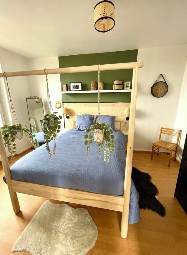 1 chambre, fer et planche à repasser, Wi-Fi, draps fournis