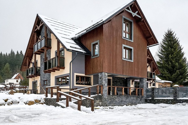 Gebäude, Fenster, Haus, Zuhause, Abstellgleis, Hütte, Fassade, Wohngebiet, Dach, Winter