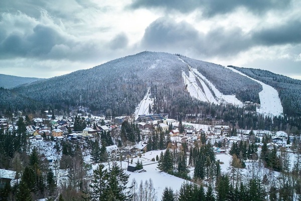Bergforms, Winter, Berg, Schnee, Landschaft, Hochland, Bergstation, Hügel, Terrain, Gebirge