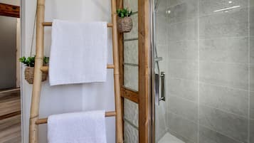Shower, hair dryer