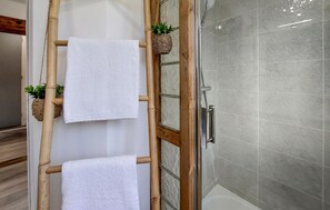 Shower, hair dryer