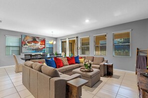 TV, video games, table football, offices