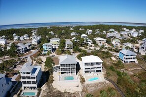 Exterior - Gulf front, elevator, private pool, outdoor dining, beach gear! (PORT SAINT JOE)