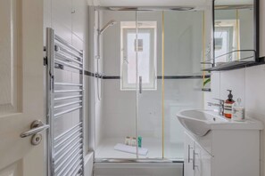 Shower, hair dryer