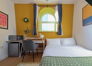 1 chambre, bureau, Wi-Fi, draps fournis